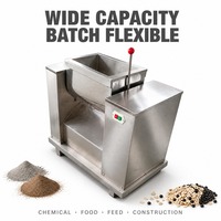 Mélangeur horizontal à cuve pour poudres, équipement de mélange pour farine, amidon, lait en poudre, sucre, sel, utilisation alimentaire