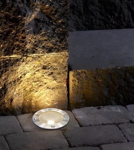 Lumière <span class=keywords><strong>LED</strong></span> étanche souterraine 5W <span class=keywords><strong>IP67</strong></span>, éclairage encastré pour jardin, allée, <span class=keywords><strong>extérieur</strong></span>, COB, <span class=keywords><strong>220V</strong></span> DC12V, blanc chaud - Product Image 5