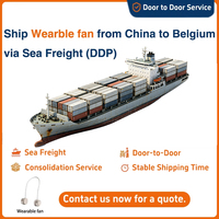 Agent d'expédition de ventilateurs portables en gros Chine-Belgique DDP Porte-à-Porte Transitaire maritime 24/7 Logistique