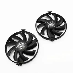Nuevo ventilador LED GPU <span class=keywords><strong>470</strong></span> 480 RX570 580 XFX <span class=keywords><strong>AMD</strong></span> <span class=keywords><strong>Radeon</strong></span> <span class=keywords><strong>RX</strong></span> 4G 8G Black Wolf tarjeta gráfica ventilador de refrigeración - Product Image 6