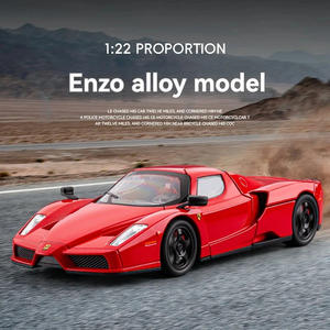 Voiture miniature en métal Fer-rari Enzo, échelle 1:24, modèle de supercar classique de collection avec intérieur détaillé, 20×8 cm - Product Image 2