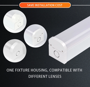 <b>Ceiling</b> Mounted Lamp Plastic Cover Led Tube Batten <b>Light</b> Brand Custom Design Led Aluminum New Ce - Product Image 5