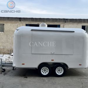 รถขายอาหารเคลื่อนที่อเนกประสงค์สแตนเลสขายดี พร้อมอุปกรณ์เสริมสำหรับอาหารจานด่วน - Product Image 6