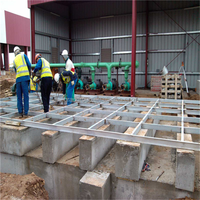 Réservoir d'eau modulaire en PRV/GRP personnalisé, conteneur de stockage sectionnel en SMC, prix usine, réservoir en fibre de verre pour usage industriel