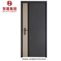 Portes extérieures en aluminium moulé, équipées d'une fonction antivol, adaptées aux villas haut de gamme, aux hôtels, aux projets extérieurs des écoles