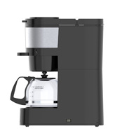Cafetière multifonctionnelle durable avec fonction anti-goutte intégrée, réservoir d'eau indépendant et configuration auxiliaire multifonctionnelle