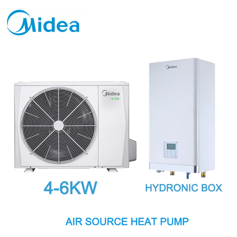 Midea Commercial Luft quelle Wärmepumpe Warmwasser bereiter R32 Kältemittel Wasser heizung Guangzhou Hersteller