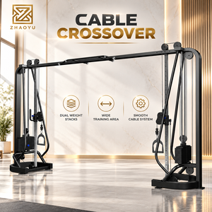 Máquina <span class=keywords><strong>de</strong></span> entrenamiento funcional con cable, doble polea ajustable, estación <span class=keywords><strong>de</strong></span> entrenamiento cruzado para gimnasio comercial, fitness <span class=keywords><strong>de</strong></span> cuerpo completo - Product Image 1