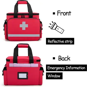 Notfall-Erste-Hilfe-Kit Medizinische Verpackungs taschen für Krankens ch western zu Hause Gesundheit mit Zubehör Schulter gurt
