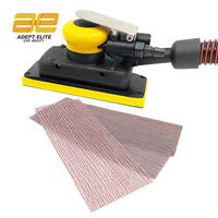 Papier abrasif sans poussière en maille 70x125mm, grain 80-320, disque abrasif rectangulaire auto-agrippant pour ponçage de surface, longue durée de vie, haute performance