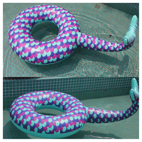 Piscine Flottante pour Chiens et Chats - Matériau PVC Gonflable - Gardez votre animal au sec - Radeau en forme de patte de chiot - Marque Sunshine - Taille personnalisée