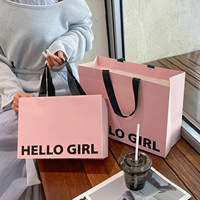 Sac d'emballage personnalisé avec votre logo, sacs cadeaux mats pour vêtements/mariage/bijoux/cosmétiques, sac en papier écologique