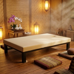 <span class=keywords><strong>Table</strong></span> <span class=keywords><strong>de</strong></span> <span class=keywords><strong>massage</strong></span> thaïlandaise à basse hauteur <span class=keywords><strong>de</strong></span> 45 cm <span class=keywords><strong>de</strong></span> hauteur, technique thaïlandaise, large, <span class=keywords><strong>en</strong></span> <span class=keywords><strong>bois</strong></span> <span class=keywords><strong>massif</strong></span> - Product Image 6