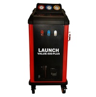 Máquina de Servicio de Aire Acondicionado LAUNCH Value 500 Plus para R134a/R1234yf con Funciones de Limpieza, Recuperación y Reciclaje, AC 220-240V 10~50C
