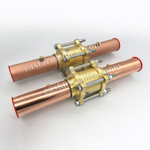 타입 K 구리 튜브 끝 이중 및 게이지 포트 포함 단조 황동 의료 비 리턴 밸브 미국 NFPA 100 "테스트 - Product Image 5