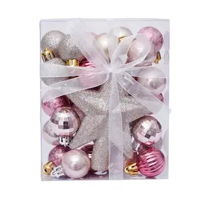 2021 рождественские украшения, 30 шт., Подарочная коробка, упаковка, рождественские украшения, набор шаров, украшения для рождественской елки