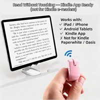 Akıllı Yüzük Hava Faresi Oyun Mini Optik Kablosuz Dokunmatik Yüzey RGB Işıklı Uzaktan Kumanda Telefon Tablet Dizüstü Bilgisayar Kamera Deklanşörü PPT için