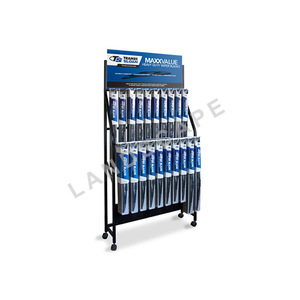 Expositor de Escobillas Limpiaparabrisas de Metal Personalizado de Fábrica para Tienda - Product Image 1