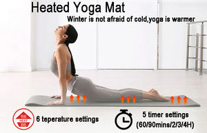 Tapete de Yoga Personalizado de Alta Calidad para Gimnasio, Ejercicio, Fitness, Pilates, Tapete Grande con Calefacción, Tapete de Yoga de Goma PU - Product Image 5