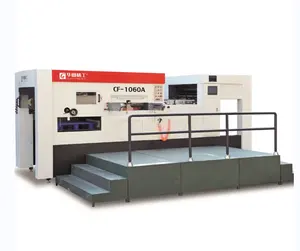 CF1060A best discount Automatic sheet paper Flat bed Die Cutting Machine With 4 Suction Hooks