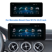 Système Linux LELV 10,25 pouces pour voiture Mercedes-Benz Classe A W176, lecteur vidéo de navigation CarPlay, Android Auto