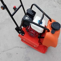 Compacteur vibrant portatif à moteur thermique (essence/diesel) Yellow Heart Go Tamping Rammer Compactor, plaque vibrante haute performance pour le compactage du sol