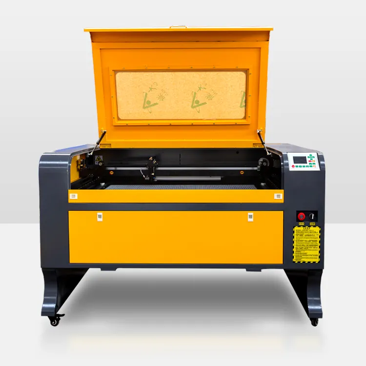 new design 9060 co2 laser engraving machine for glass , laser wood carving machine , mini laser engraver