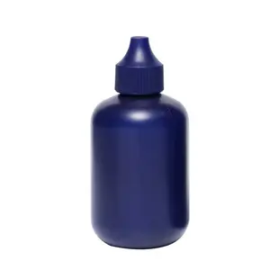 批发空蓝50毫升100毫升250毫升HDPE塑料滴管瓶染发剂去除油漆油墨颜料挤出瓶