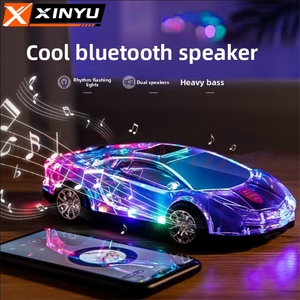 ODM/OEM WS-980 Altavoz Bluetooth para Auto con Sistema de Sonido Estéreo y Subwoofer, Iluminación LED RGB 5.3, Resistente al Agua IPX5, Modelo de Auto Deportivo - Product Image 2
