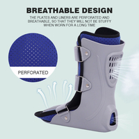 Botte de soutien de cheville réglable de qualité médicale Conception respirante pour la récupération des blessures et les soins post-opératoires Dispositif de correction de la traction