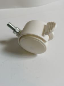 Weißer Kunststoff Twin Castor Wheel Bürostuhl Caster Swivel Feature OEM Unterstützte Möbel rollen - Product Image 6