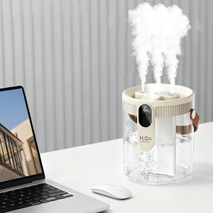 Taşınabilir Mini üst dolgu 1.4L tankı 3 Mist modu aromaterapi difüzör sessiz USB Plug-in ultrasonik nemlendirici ev açık kullanım için - Product Image 2