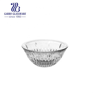 5นิ้วล้างหรูหราวินเทจบรรเทาเสิร์ฟอาหารเช้าชามสลัดแก้วชามผสม - Product Image 4