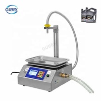 Machine de remplissage semi-automatique GUBEK : multi-modes pour l'huile de cuisson, l'huile moteur, le liquide industriel, le conditionnement en bouteille, buse anti-goutte