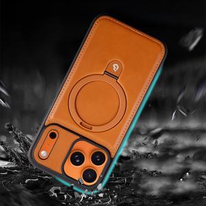 Étui de téléphone <span class=keywords><strong>en</strong></span> <span class=keywords><strong>cuir</strong></span> premium <span class=keywords><strong>pour</strong></span> <span class=keywords><strong>iPhone</strong></span> 15 <span class=keywords><strong>Pro</strong></span> Max, 17, 16, 15, 14 – <span class=keywords><strong>Coque</strong></span> magnétique de fabrication <span class=keywords><strong>pour</strong></span> <span class=keywords><strong>iPhone</strong></span> 17 <span class=keywords><strong>Pro</strong></span> Max - Product Image 4