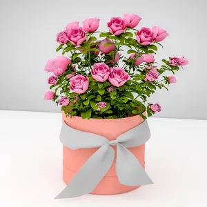 Toptan benzersiz lüks karton kağıt çiçek kutusu ambalaj şirketi çiçek kutusu çiçek hediye için