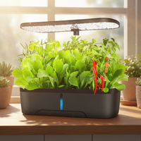 Machine de culture hydroponique sans sol pour plantes d'intérieur, système de plantation hydroponique intelligent avec éclairage supplémentaire