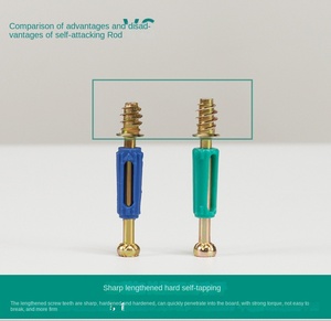 Tornillo <span class=keywords><strong>Minifix</strong></span> de Alta Resistencia 3 en 1 con Cierre Excéntrico para Muebles de Gabinete, Camas de Madera y Sofás Cama - Product Image 3