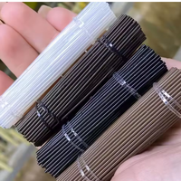 Bâton de colle à la kératine de haute qualité, très fin, en sachet, pour accessoires d'extensions capillaires