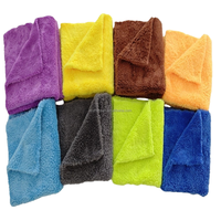 Serviette de lavage de voiture en microfibre, tissée, épaisse et absorbante, outil pour le nettoyage de la voiture