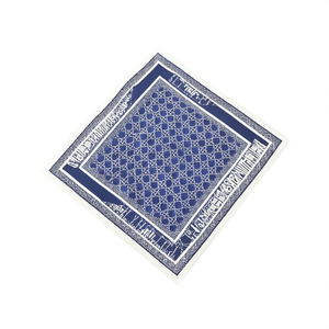 Foulard Quadrato 70x70Cm 38G con Motivo a Quadretti, Piccolo Fazzoletto da Donna, Accessorio di Moda - Product Image 1