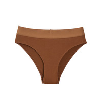 Yicheng - Bragas de algodón sin costuras sexys con logo personalizado, estilo brasileño, de patrón liso, para venta al por mayor