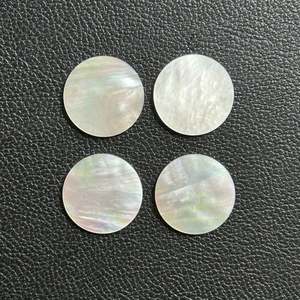 Fregona redonda Natural de bajo precio, piedras preciosas sueltas, cuentas de concha de nácar - Product Image 6