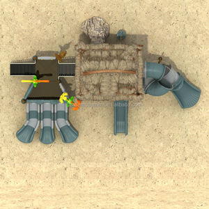 <span class=keywords><strong>Vieux</strong></span> château grand toboggan tubulaire parc d'attractions équipement de terrain de jeu extérieur pour enfants toboggan équipement de parc pour enfants en vente - Product Image 4