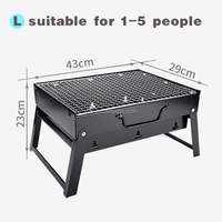 Barbecue au charbon de bois Portable et ignifuge, fabricant professionnel