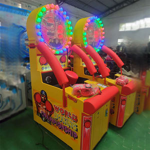 Máquina de juego de boxeo popular, máquina de balanceo para niños más vendida, juego de entretenimiento familiar, mini simulador de boxeo, medidor de fuerza - Product Image 3