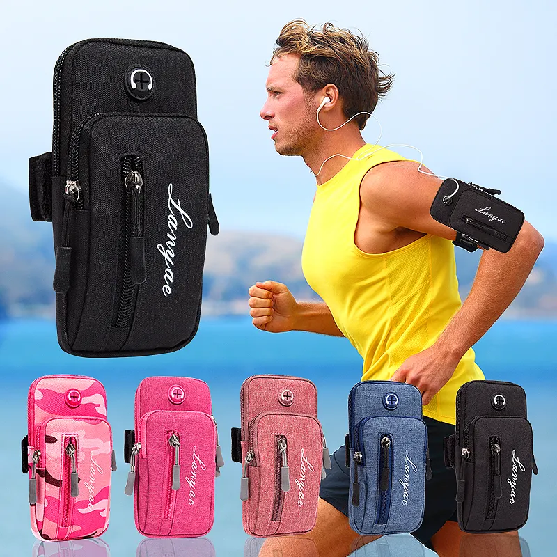Universal Bolso Para Movil Mobile Phone Bags Holder Sport Arm Pouch Bag For Samsung Iphone Huawei Xiaomi Sports Running Armband