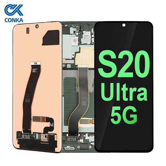 TC High Quality Black LCD Touch Screen Display Assembly for S20 Ultra 5G OEM 100% Tested 1 Year Warranty Customized Shenzhen