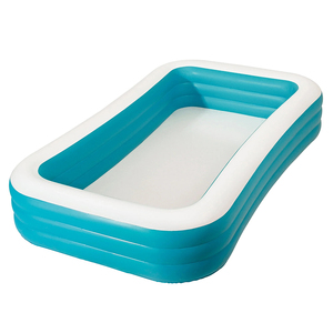 <span class=keywords><strong>สระ</strong></span>ว่าย<span class=keywords><strong>น้ำ</strong></span><span class=keywords><strong>เป่า</strong></span><span class=keywords><strong>ลม</strong></span>สำหรับครอบครัว ทำจากพีวีซีหนา ขนาด 120 นิ้ว รูปทรงสี่เหลี่ยมผืนผ้า <span class=keywords><strong>3</strong></span> <span class=keywords><strong>ชั้น</strong></span> สำหรับเด็กและผู้ใหญ่ ใช้กลางแจ้งในสวนหลังบ้าน - Product Image 1