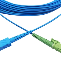 Kabel Patch Fiber Optik Multimode 2.0mm 3.0mm LSZH OM3 OM4 SC/UPC-E2000/APC 1310/1550nm untuk Pusat Data FTTX
